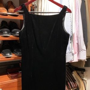 Classic Black Velvet Dress
